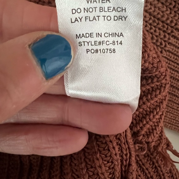 Fate distressed umbre sweater - Picture 4 of 5